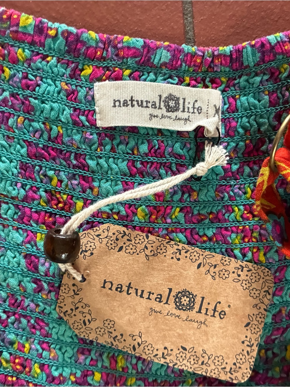 NWT Natural Life Patricia Boho Patchwork Floral Maxi Dress Size XL Hippy - Picture 7 of 9
